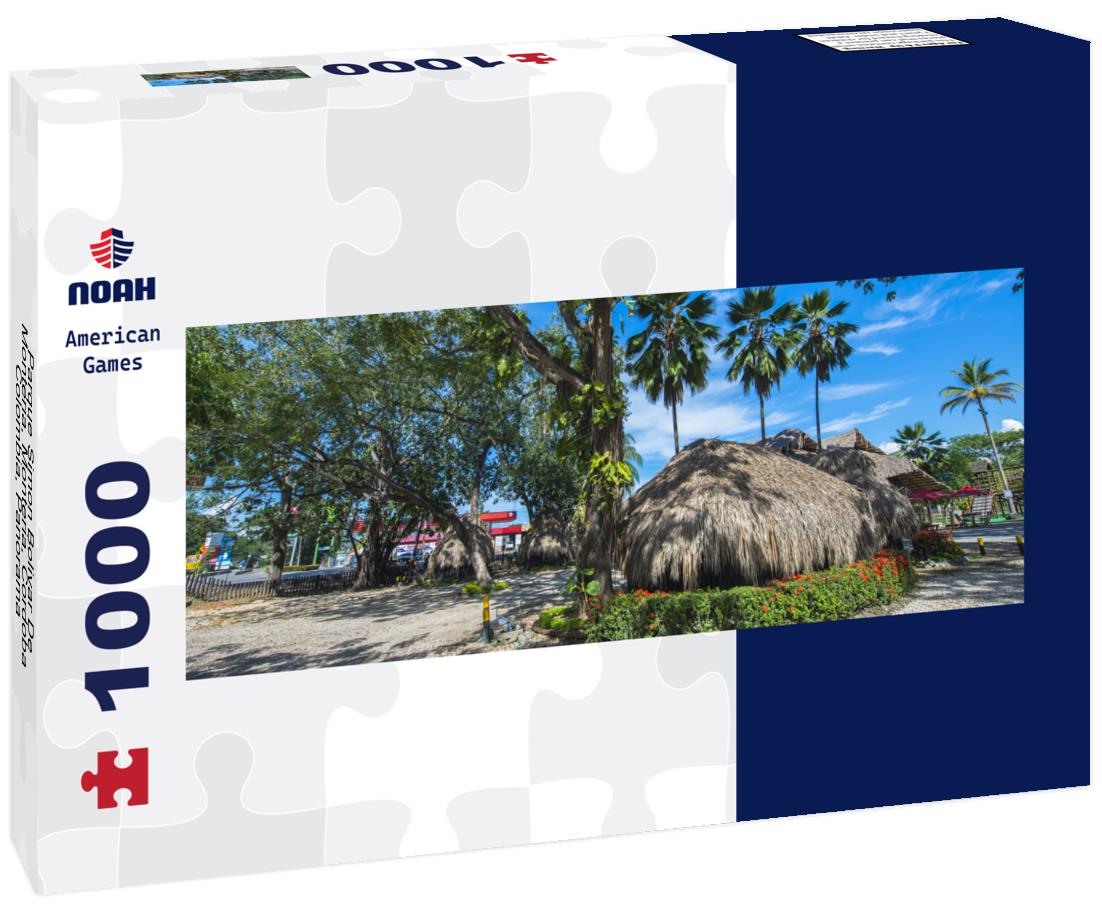 Parque Simon Bolivar De Monteria, Monteria, Cordoba, Colombia, 1000pc Panoramic Puzzle