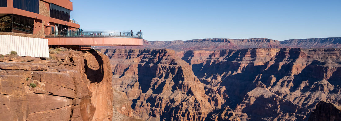 Noah Jigsaw Puzzle Skywalk glass observation bridge at the Grand Canyon West Rim - Arizona, USA, panorama Panorama 1000 Pieces