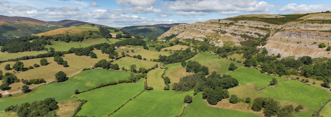 Noah Jigsaw Puzzle Welsh landscape as seen from Castell Dinas Bran, near Llangollen, Denbighshire, Wales, UK, Panorama Panorama 1000 Pieces