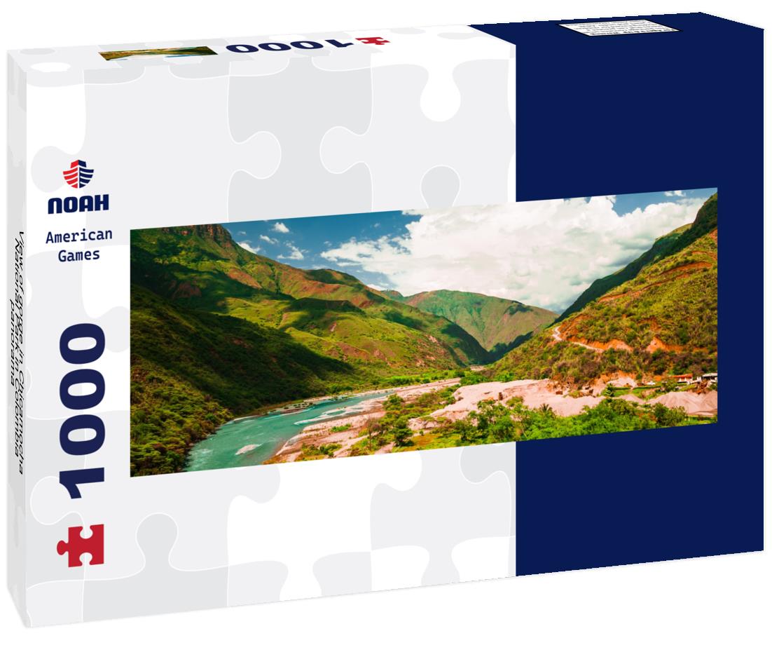gorge in Chicamocha National Park in Colombia, 1000pc Panoramic Puzzle