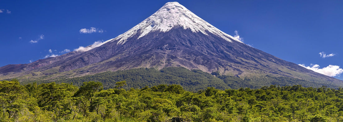 Noah Jigsaw Puzzle Petrohue waterfalls in front of the Osorno volcano (Chile), panorama Panorama 1000 Pieces