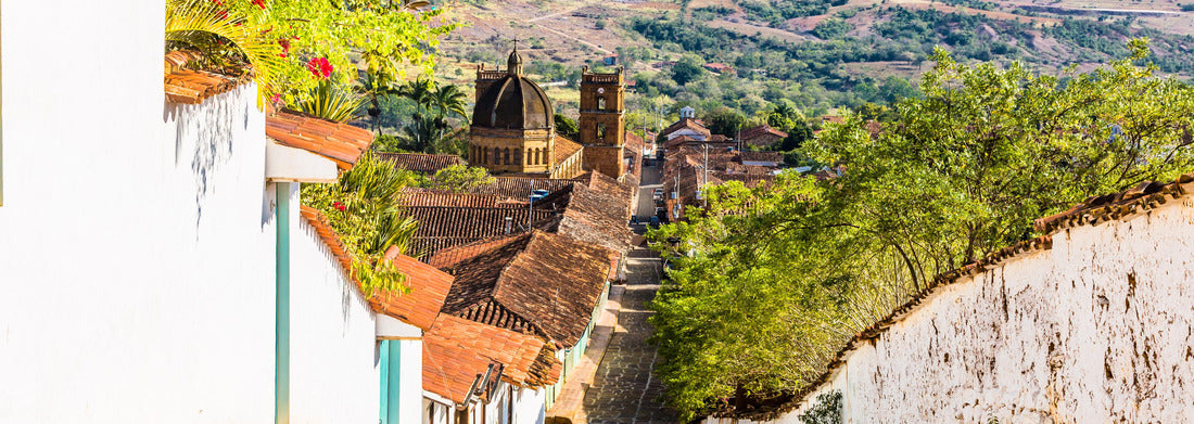 Noah Jigsaw Puzzle Barichara skyline cityscape Santander in Colombia, panorama Panorama 1000 Pieces