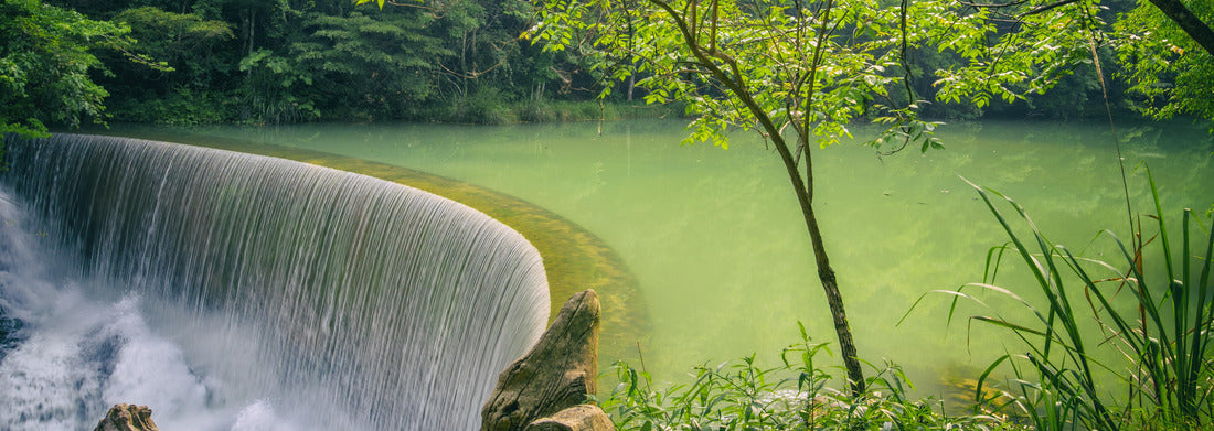 Noah Jigsaw Puzzle Xiaoqikong scenic area in Libo, Guizhou, China, panorama Panorama 1000 Pieces