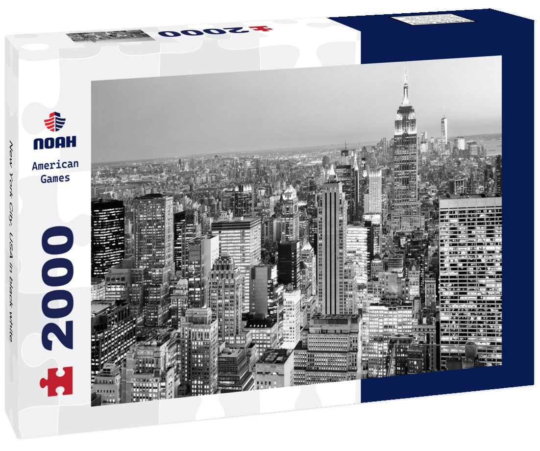 New York City, USA 2000pc PuzzleBlack and White
