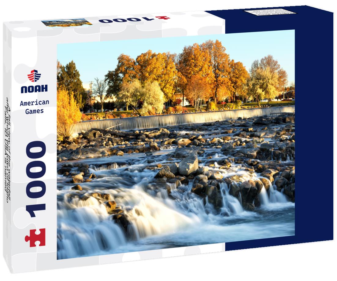 Noah Jigsaw Puzzle A fall view of the waterfall after which the town of Idaho Falls, ID USA is named 1000 Pieces