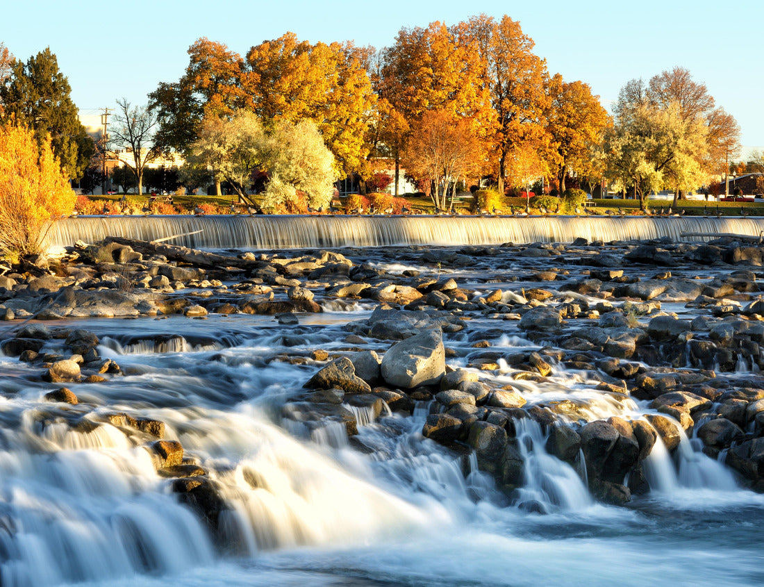 Noah Jigsaw Puzzle A fall view of the waterfall after which the town of Idaho Falls, ID USA is named 1000 Pieces