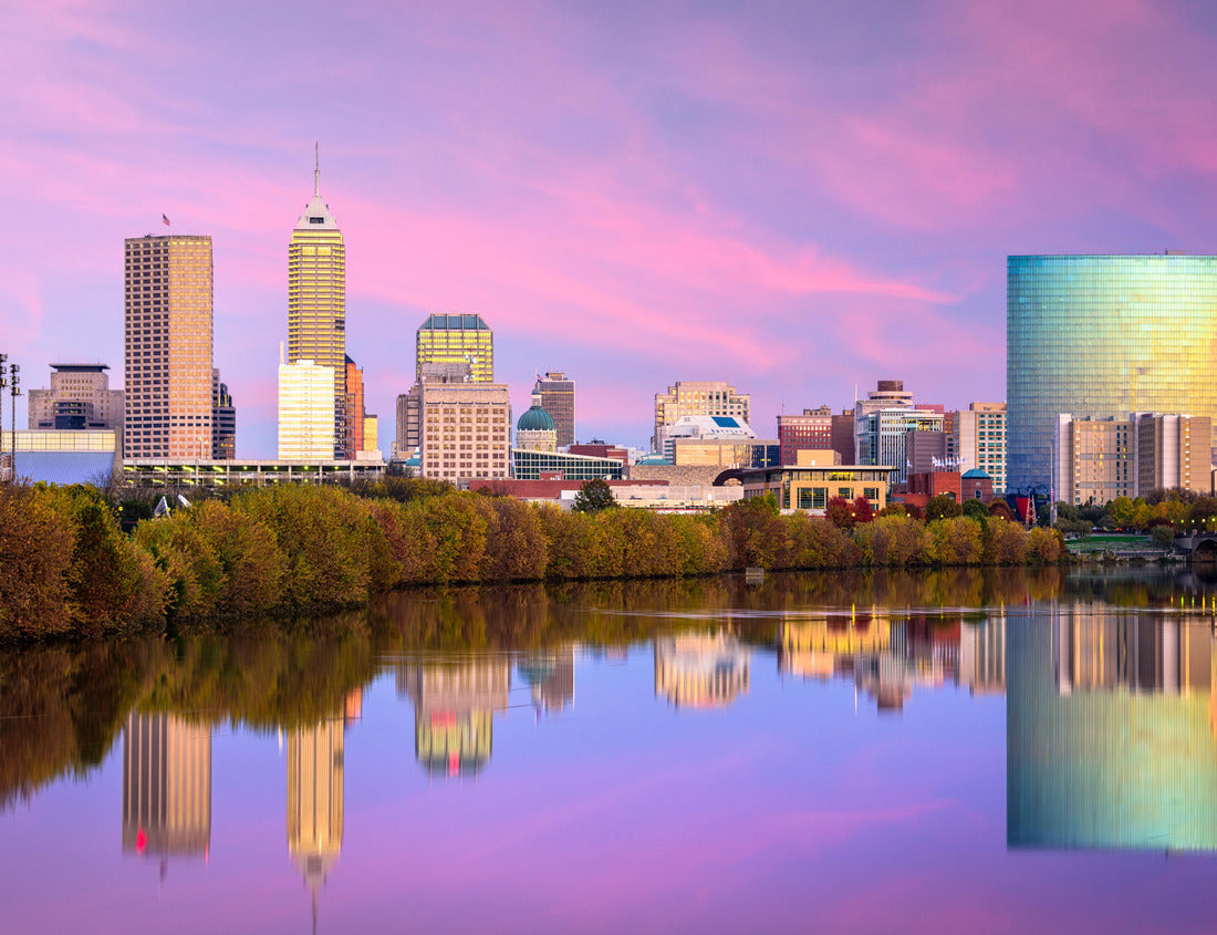 Noah Jigsaw Puzzle Indianapolis, Indiana, USA Skyline at the White River 1000 Pieces