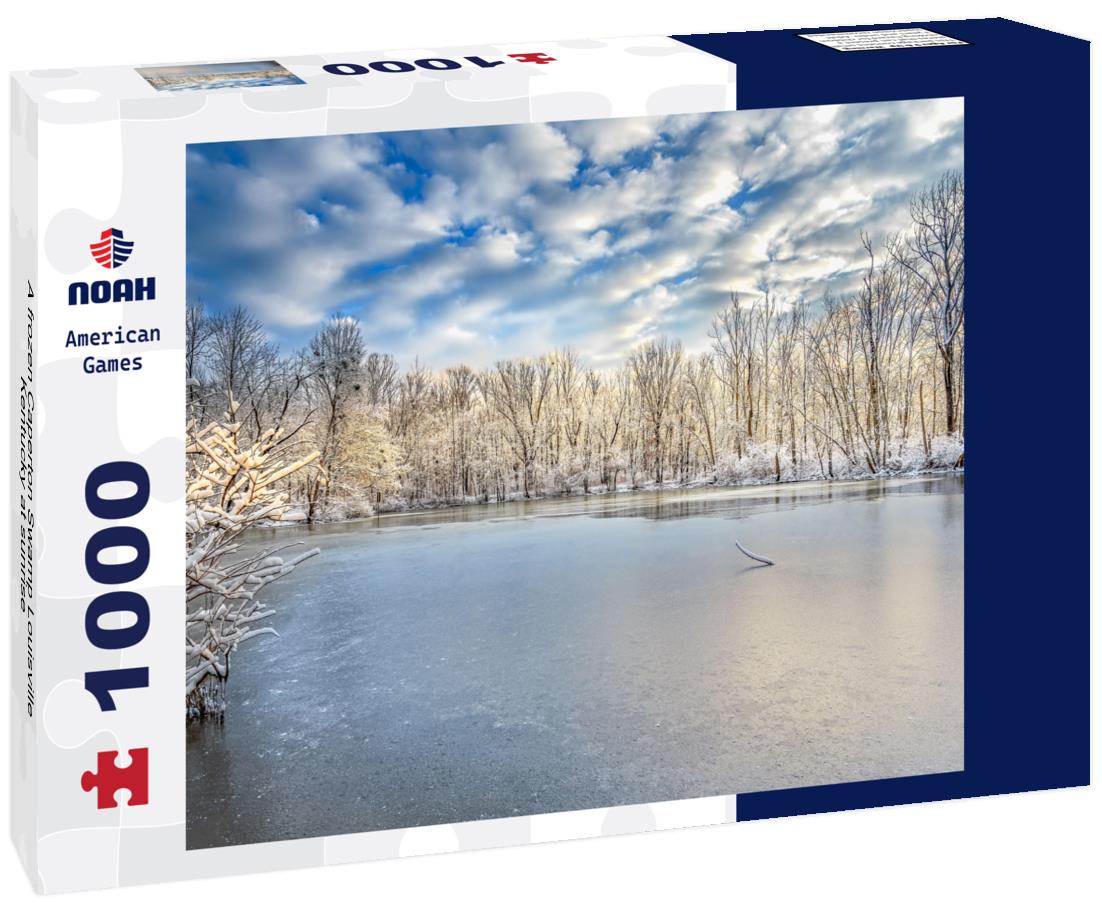 Noah Jigsaw Puzzle A frozen Caperton Swamp Louisville Kentucky at sunrise 1000 Pieces