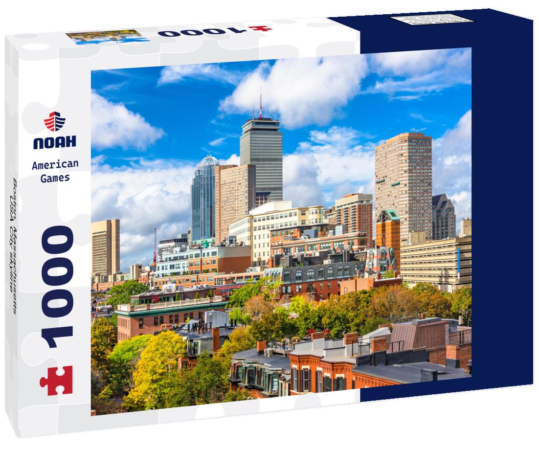 Noah Jigsaw Puzzle Boston, Massachusetts, USA City skyline 1000 Pieces