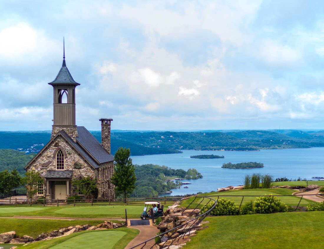 Noah Jigsaw Puzzle Stone church at top of the rock in Branson Missouri 1000 Pieces
