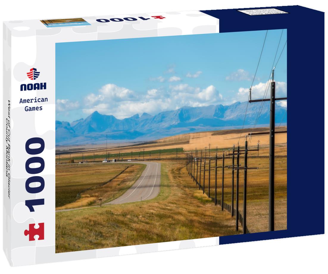 West of Cut Bank in Glacier County Montana 1000pc Puzzle