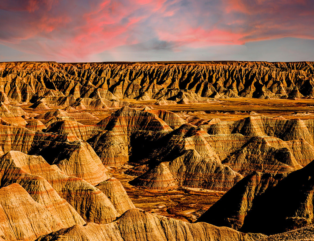 Noah Jigsaw Puzzle The beautiful Badlands National Park in South Dakota with sunset in the background 1000 Pieces