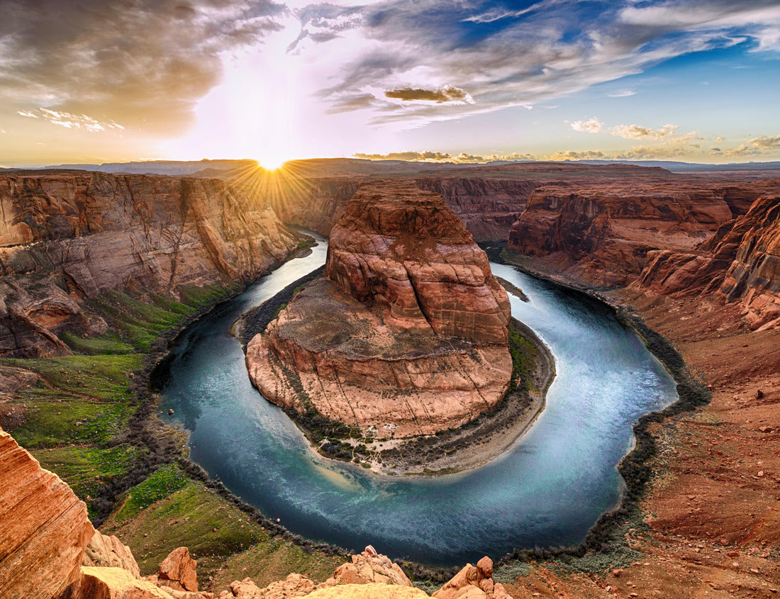 Noah Jigsaw Puzzle Sunset moment at Horseshoe bend Grand Canyon National Park. Colorado River. famous view point 1000 Pieces