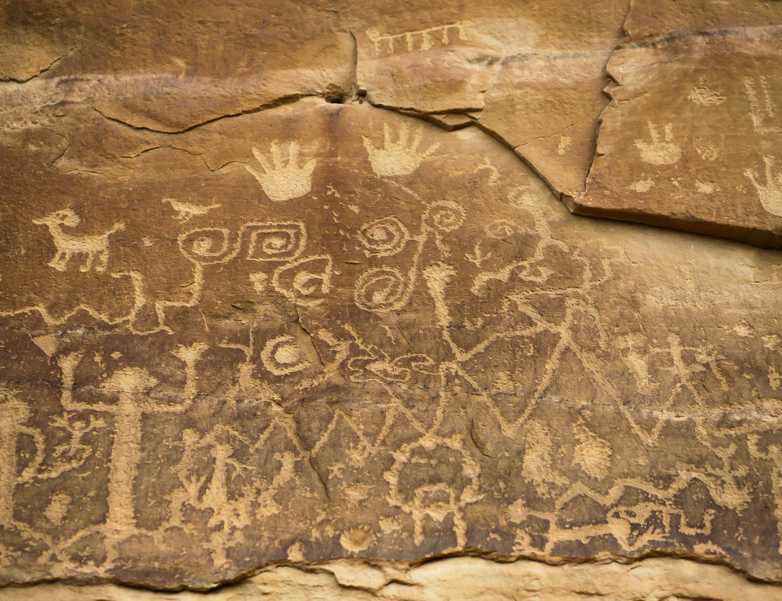 Noah Jigsaw Puzzle Petroglyphs at Mesa Verde National Park, Colorado 1000 Pieces