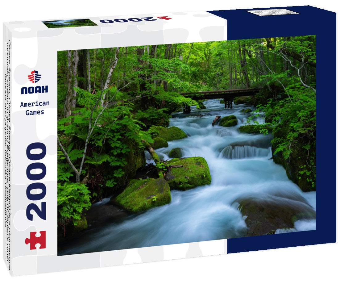 Oirase Stream, Oirase Stream (Oirase Keiryu) is a picturesque mountain stream in Aomori Prefecture, one of Japan's most famous and popular fall color destinations 2000pc Puzzle