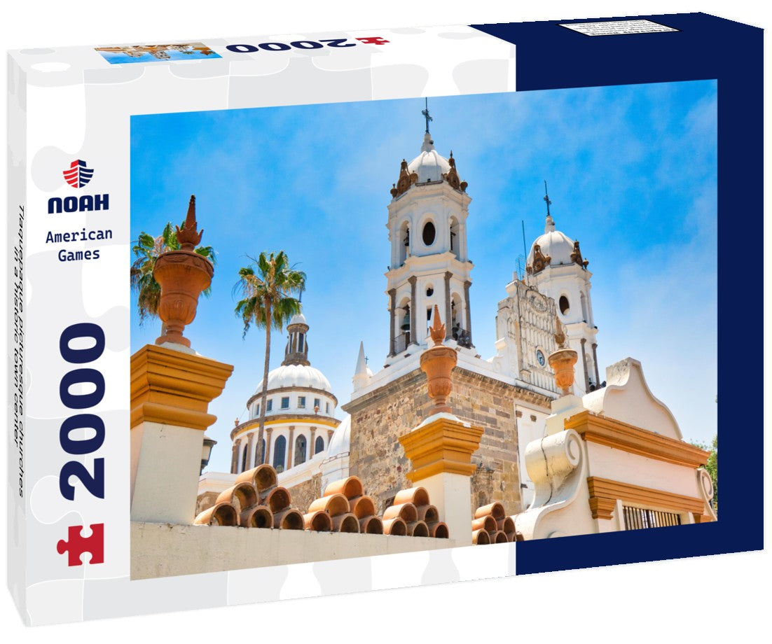 Tlaquepaque picturesque churches in a historic town center 2000pc Puzzle