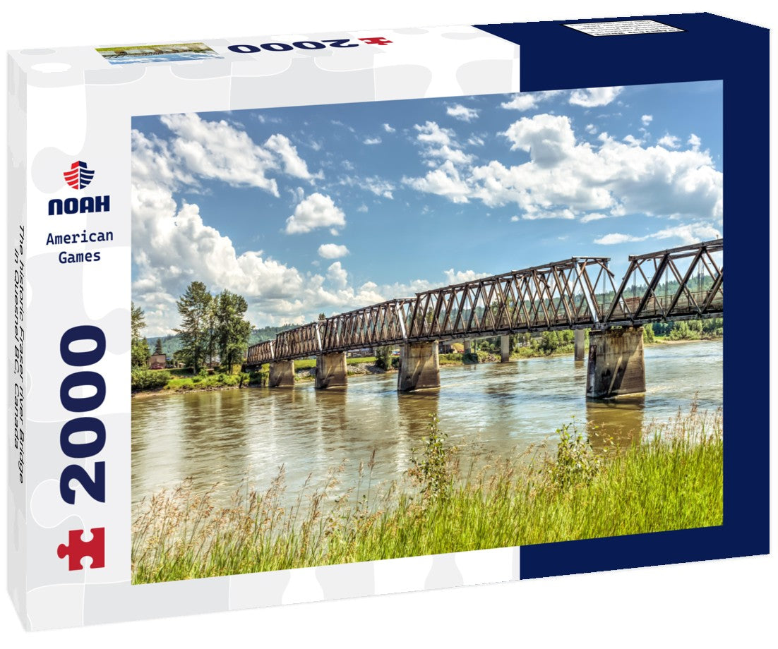 The historic Fraser river Bridge in Quesnel BC, Canada 2000pc Puzzle