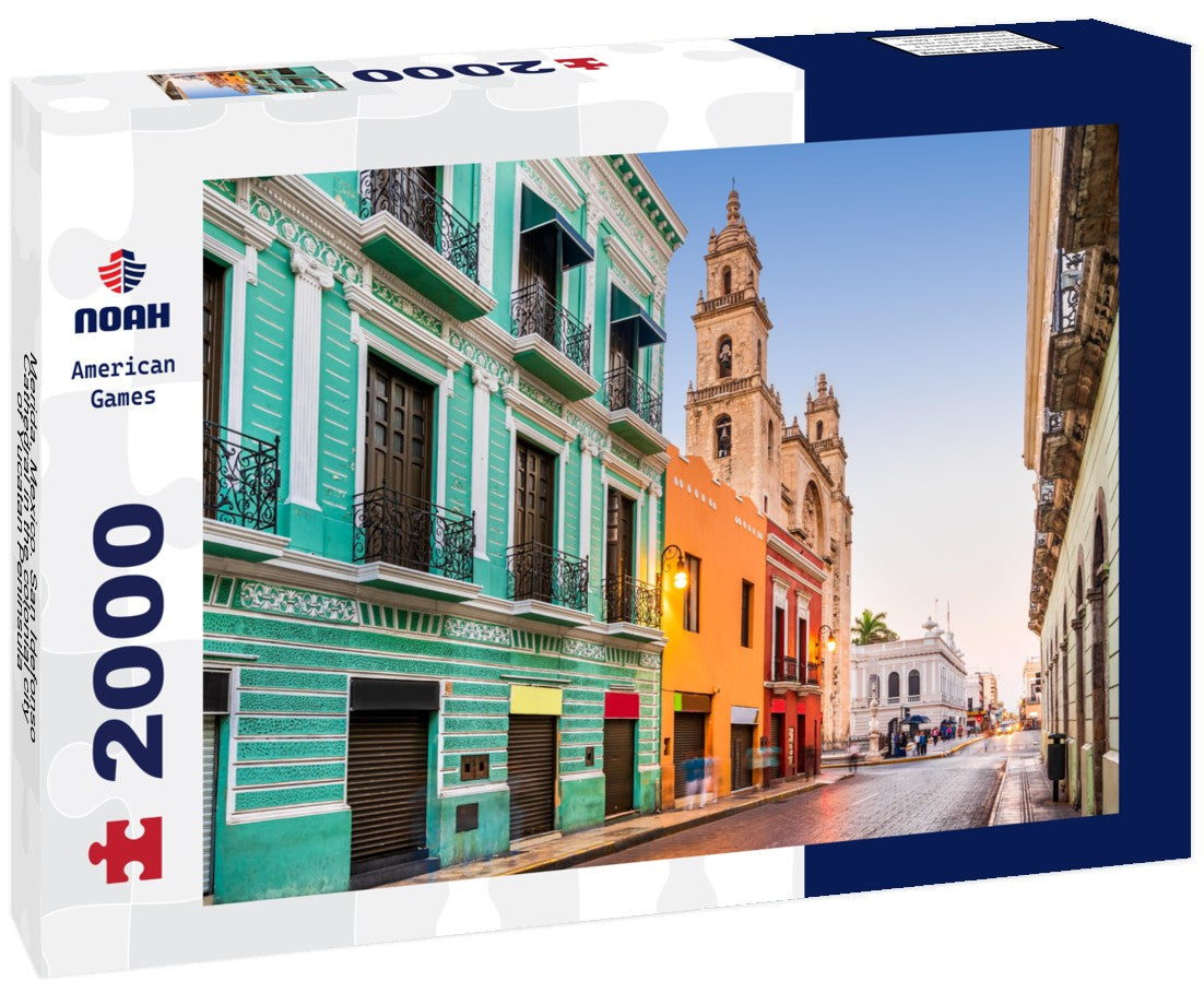 Merida, Mexico. San Idefonso Cathedral in the colonial city of Yucatan Peninsula 2000pc Puzzle