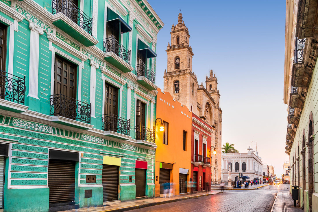 Merida, Mexico. San Idefonso Cathedral in the colonial city of Yucatan Peninsula 2000pc Puzzle