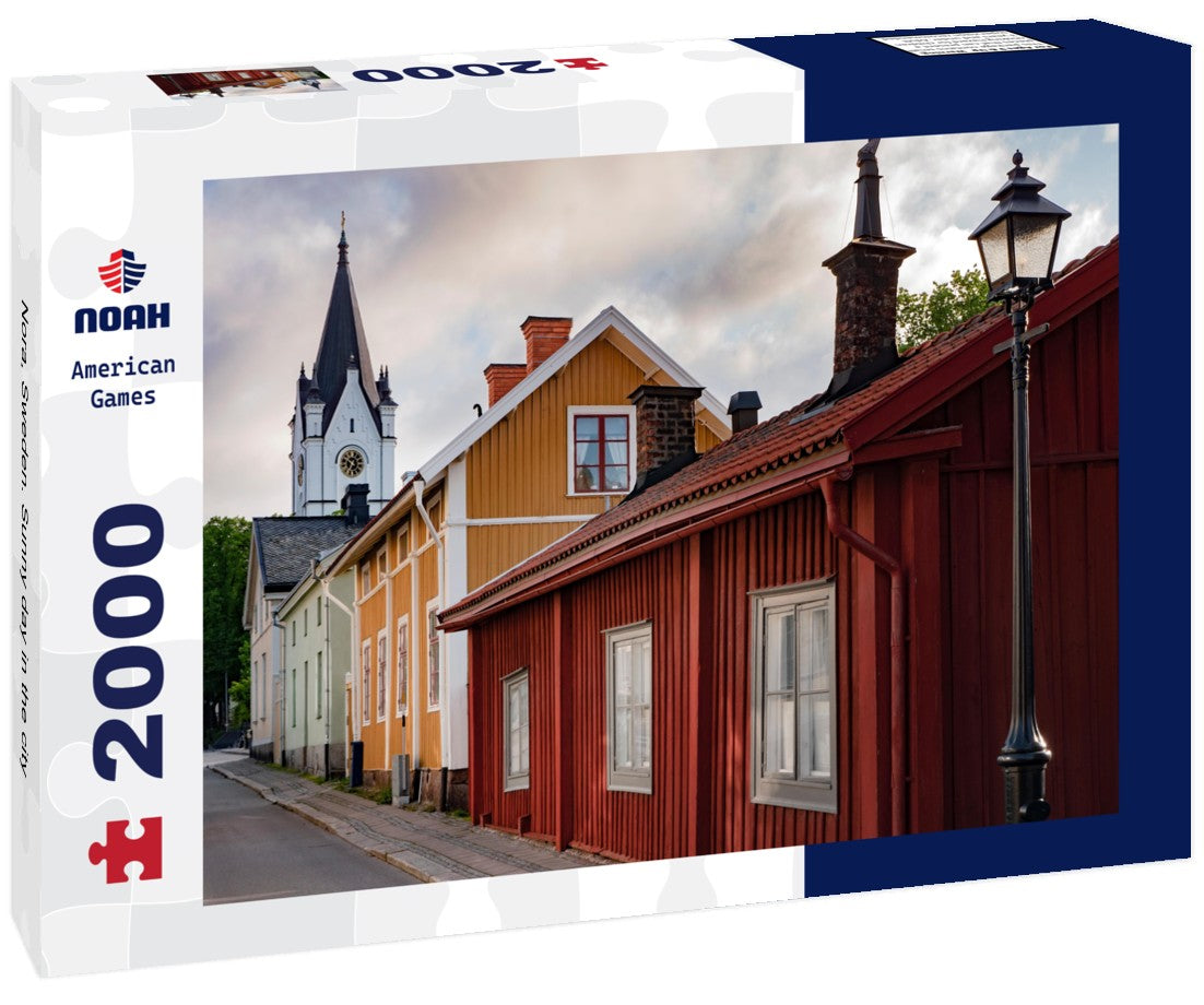 Nora, Sweden. Sunny day in the city 2000pc Puzzle