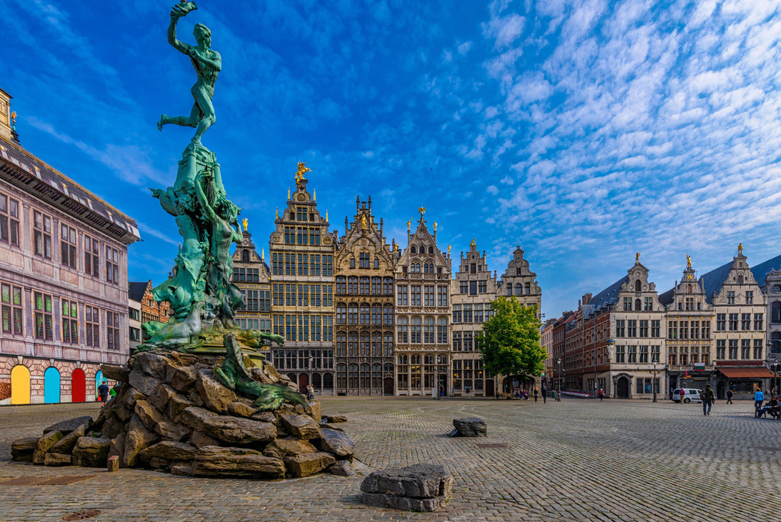 The Grote Markt (Great Market Square) of Antwerp, Belgium. It is a city square in the heart of the historical center of Antwerp 2000pc Puzzle
