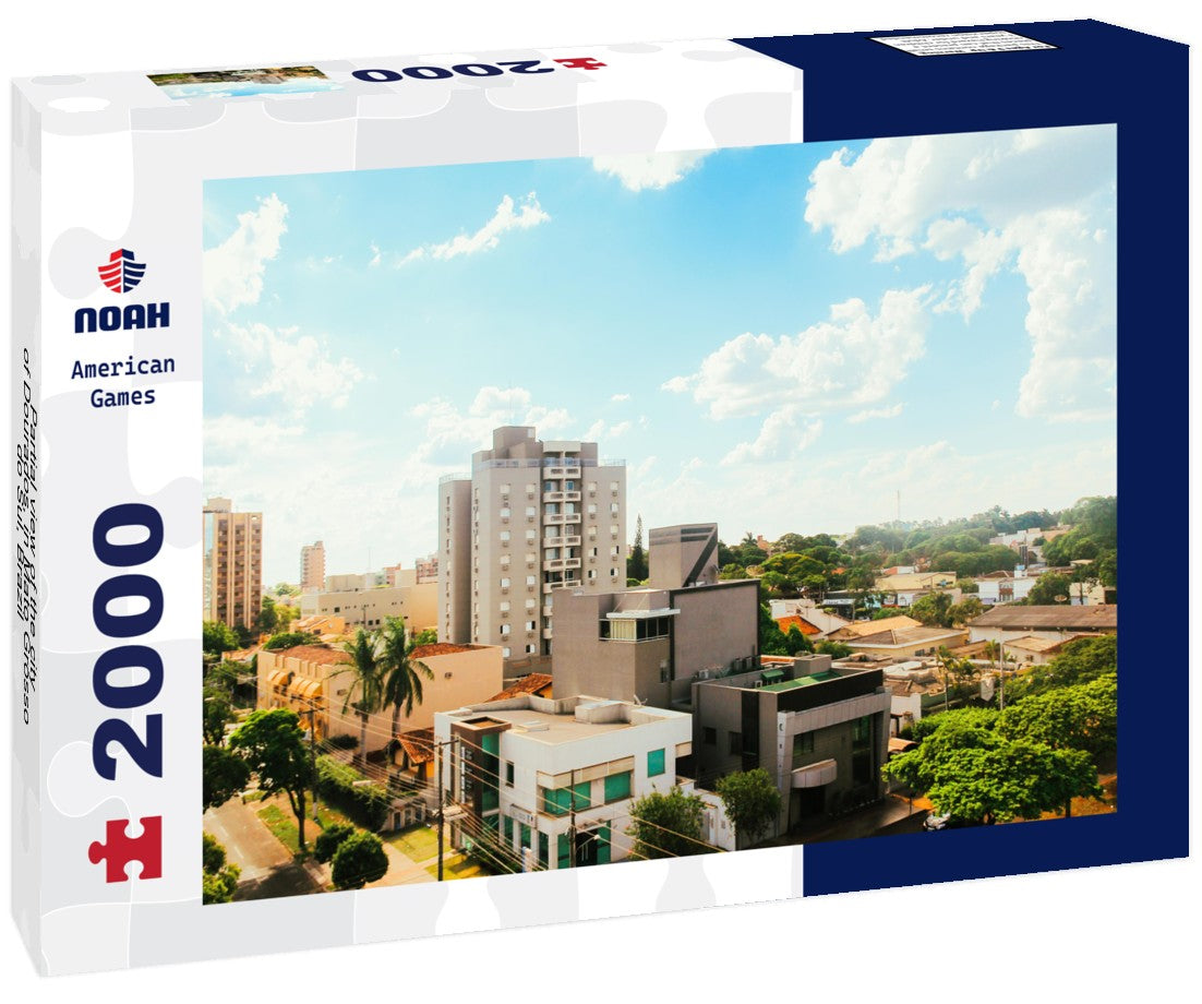 Partial view of the city of Dourados, in Mato Grosso do Sul, Brazil 2000pc Puzzle