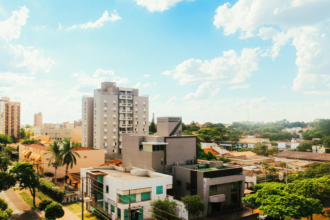 Partial view of the city of Dourados, in Mato Grosso do Sul, Brazil 2000pc Puzzle