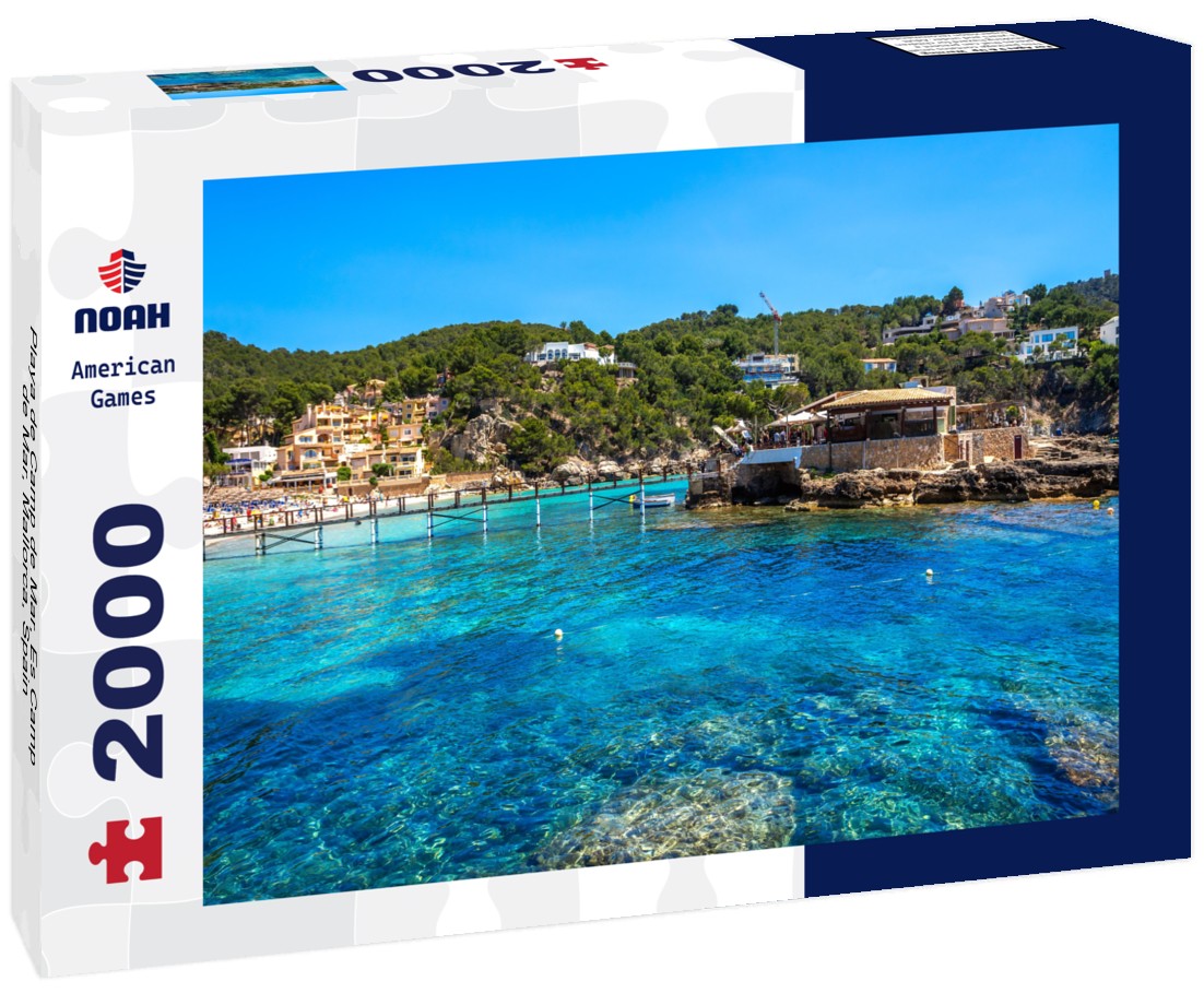 Playa de Camp de Mar, Es Camp de Mar, Mallorca, Spain 2000pc Puzzle