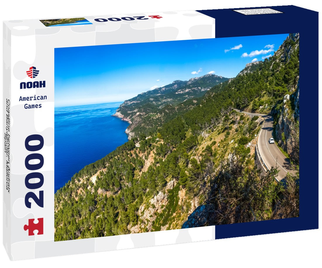 Coastline between Andratx and Banyalbufar, Mallorca, Spain 2000pc Puzzle