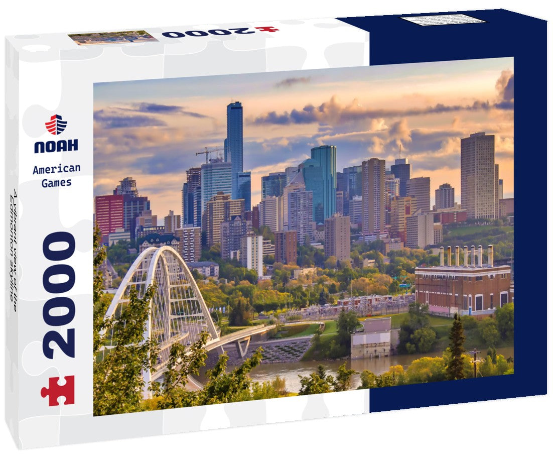 A vibrant view of the Edmonton skyline 2000pc Puzzle