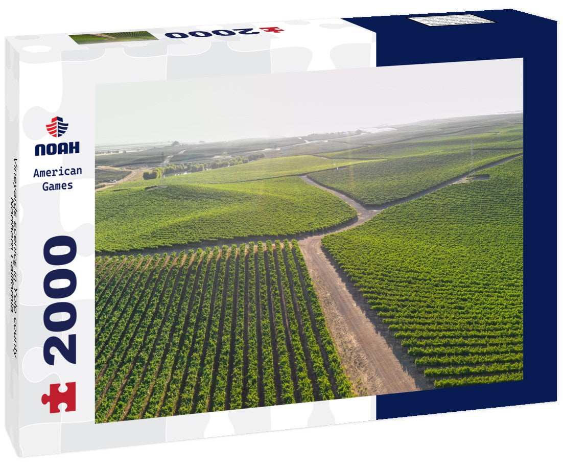 Vineyards scenics in Yolo county, Northern California 2000pc Puzzle