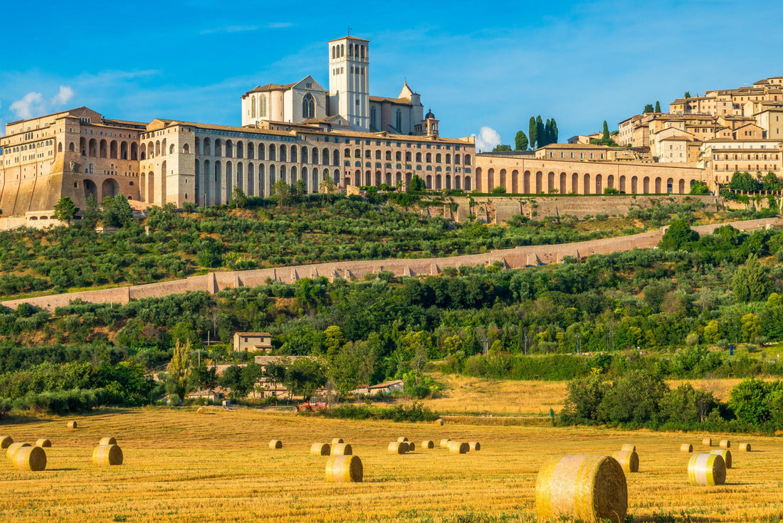 the Basilica of San Francis in Assisi, in the province of Perugia, in the Umbria region of Italy 2000pc Puzzle