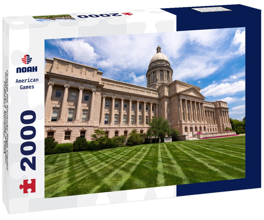 Outside the Kentucky State Capitol building on a summer afternoon. Frankfort, Kentucky, USA 2000pc Puzzle