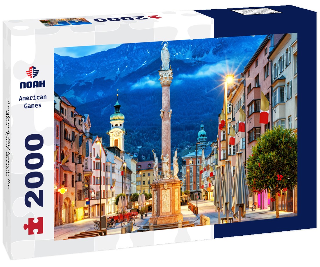 Innsbruck Old town in the Alps, Tyrol, Austria 2000pc Puzzle