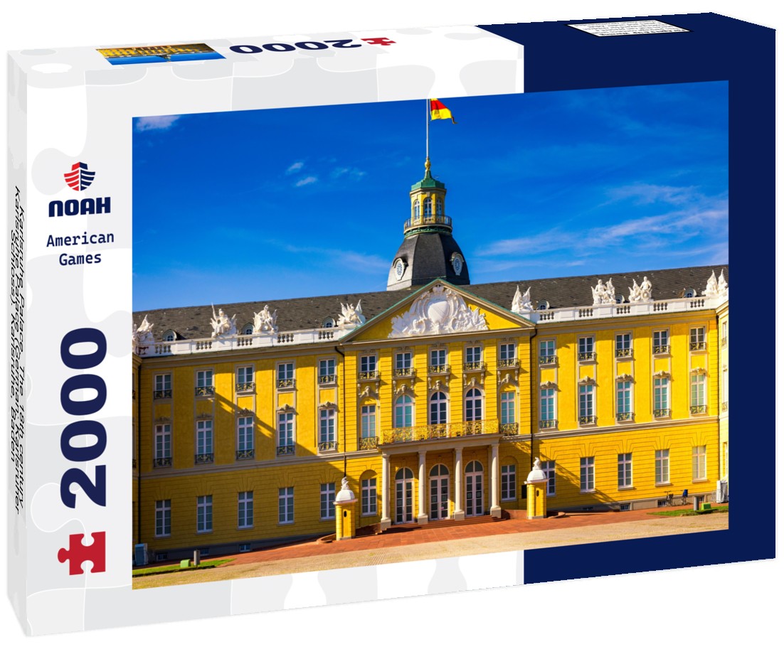 Karlsruhe Palace. The 18th century Karlsruhe Palace (German: Karlsruher Schloss). Karlsruhe, Baden-Wuerttemberg, Germany 2000pc Puzzle