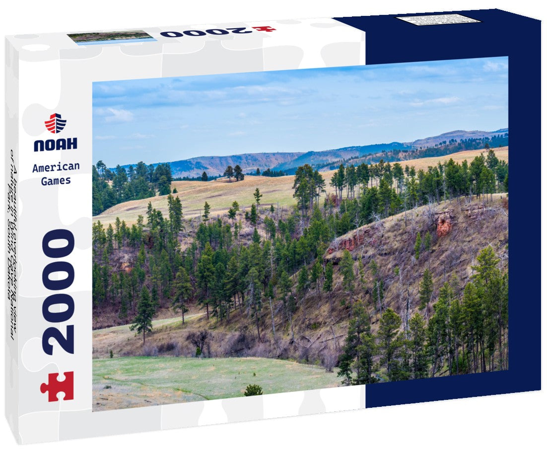 A beautiful overlooking view of nature in Wind Cave National Park, South Dakota 2000pc Puzzle