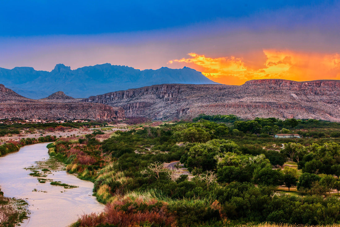 Big Bend National Park, near Mexican border, USA at sunset 2000pc Puzzle