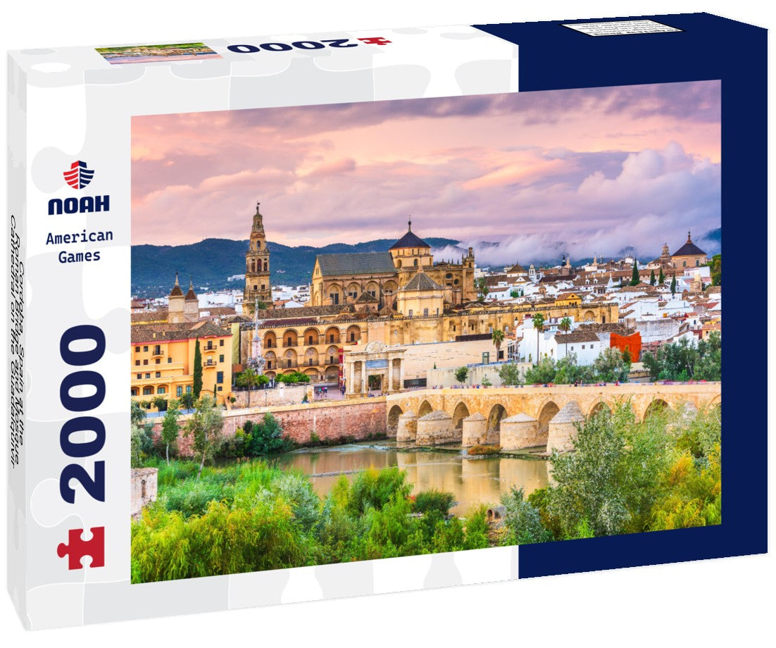 Cordoba, Spain at the Roman Bridge and Mosque-Cathedral on the Guadalquivir River 2000pc Puzzle