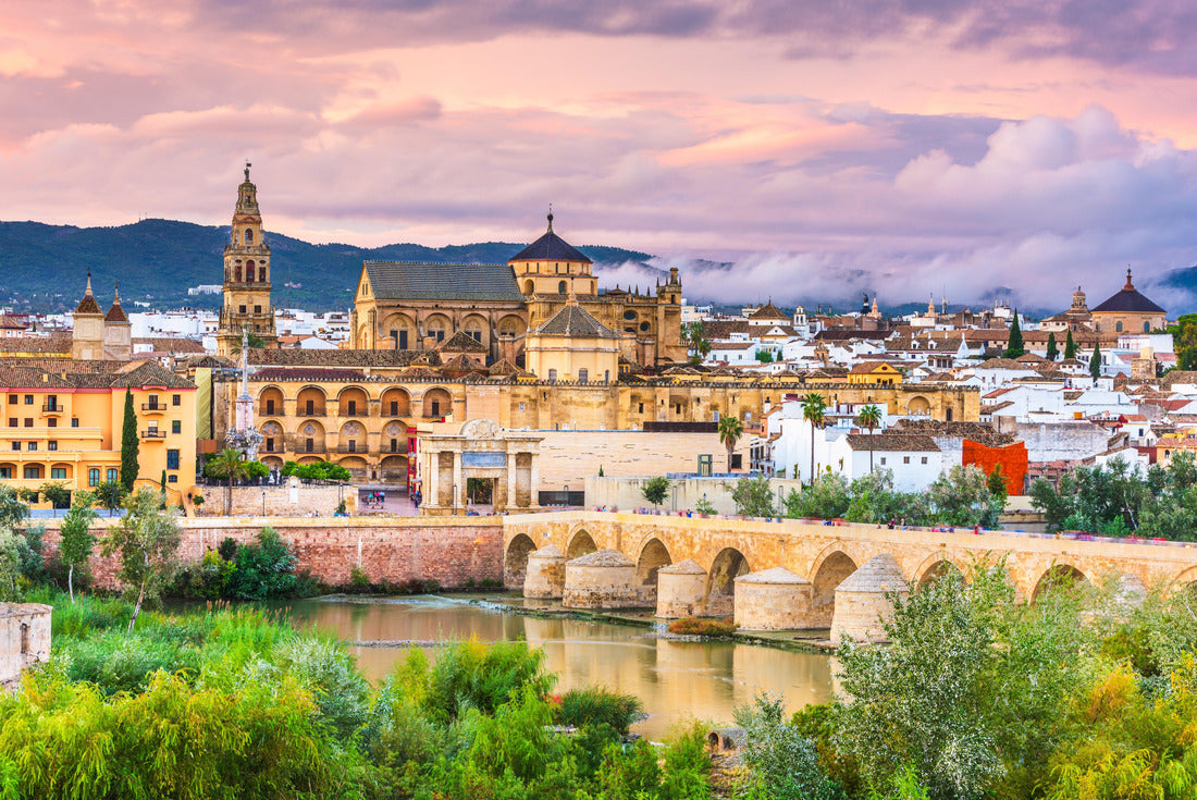 Cordoba, Spain at the Roman Bridge and Mosque-Cathedral on the Guadalquivir River 2000pc Puzzle