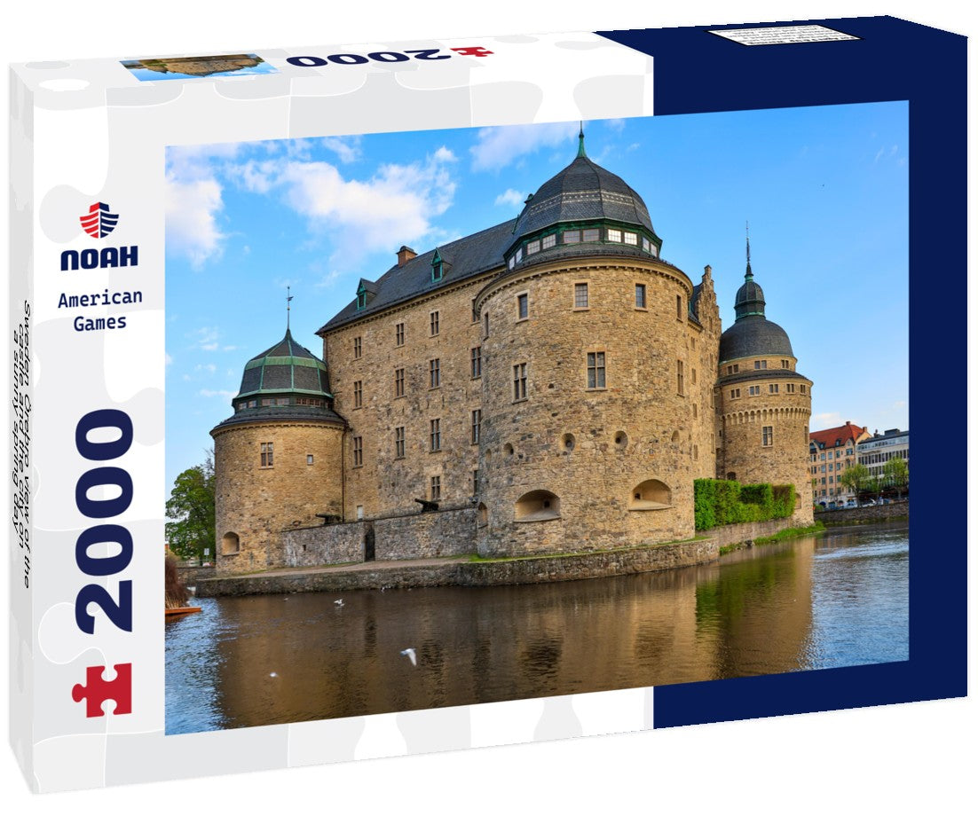 Sweden Örebro view of the castle and the city on a sunny spring day 2000pc Puzzle
