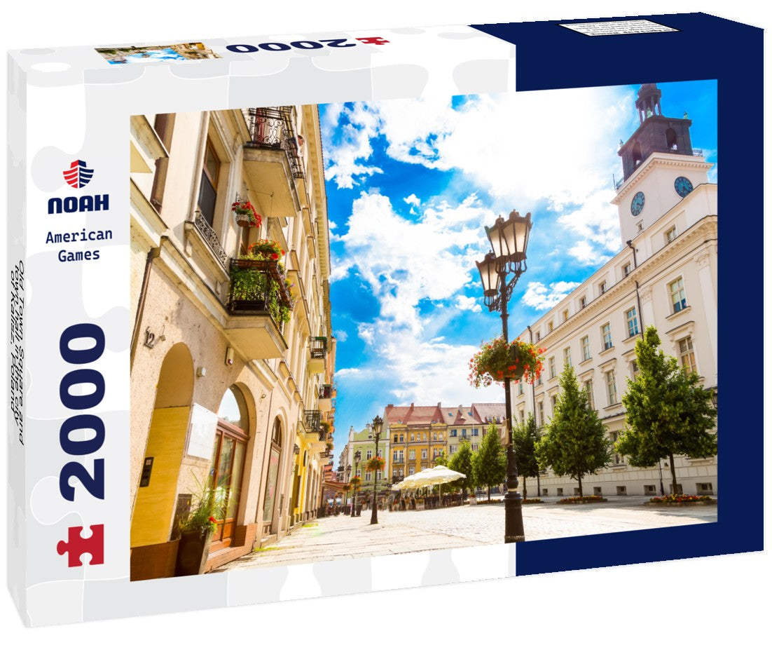 Old Town Square and town hall in the city of Kalisz, Poland 2000pc Puzzle