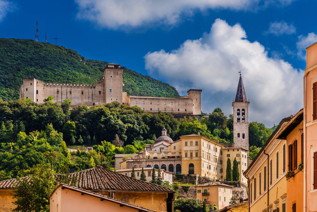 the ancient city of Spoleto in Umbria, with its most famous medieval monuments 2000pc Puzzle