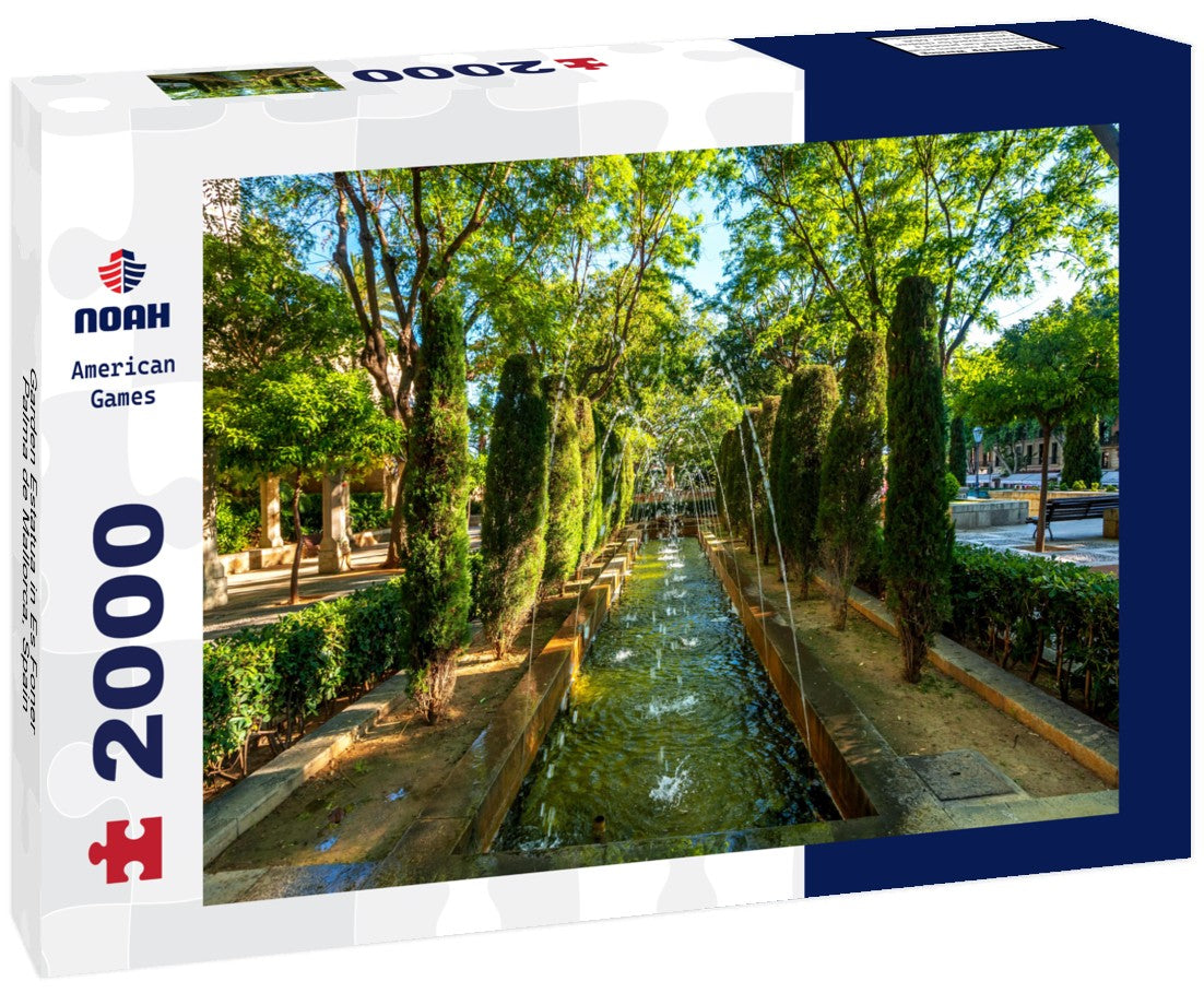 Garden Estatua in Es Foner, Palma de Mallorca, Spain 2000pc Puzzle