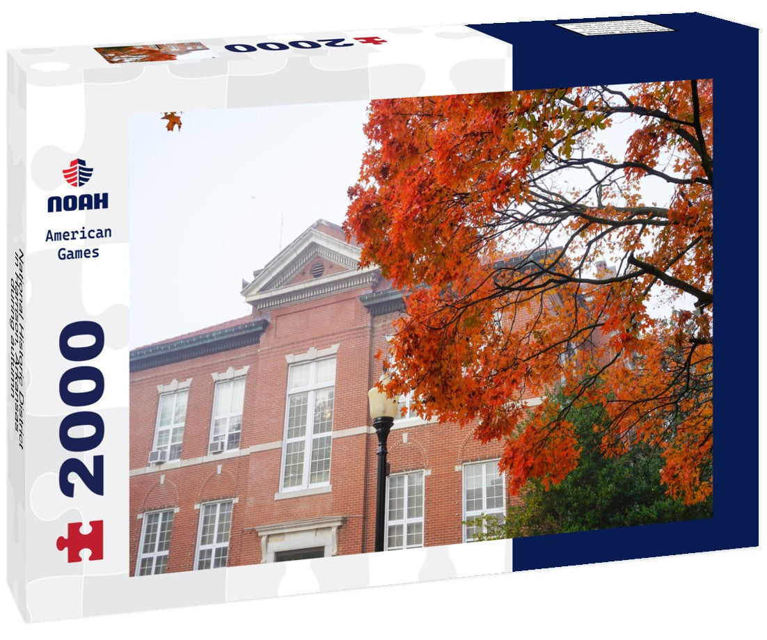 National Historic District in Harrison, Arkansas during autumn 2000pc Puzzle