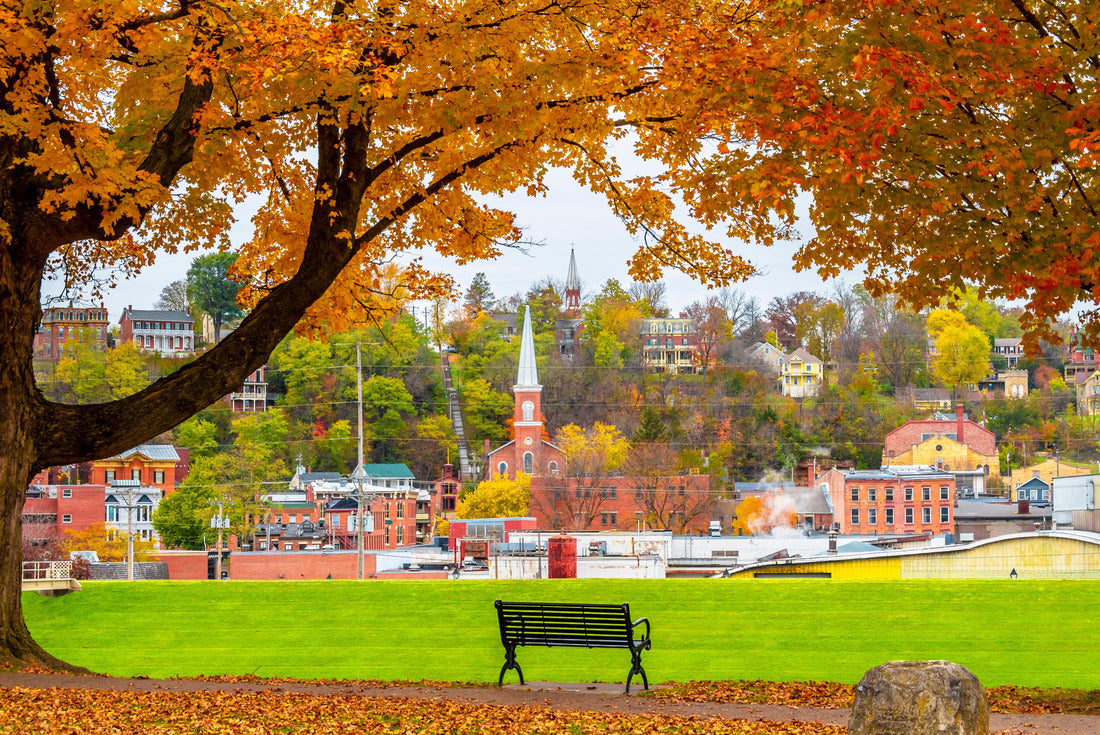 Grant Park view at autumn in Galena Town of Illinois 2000pc Puzzle