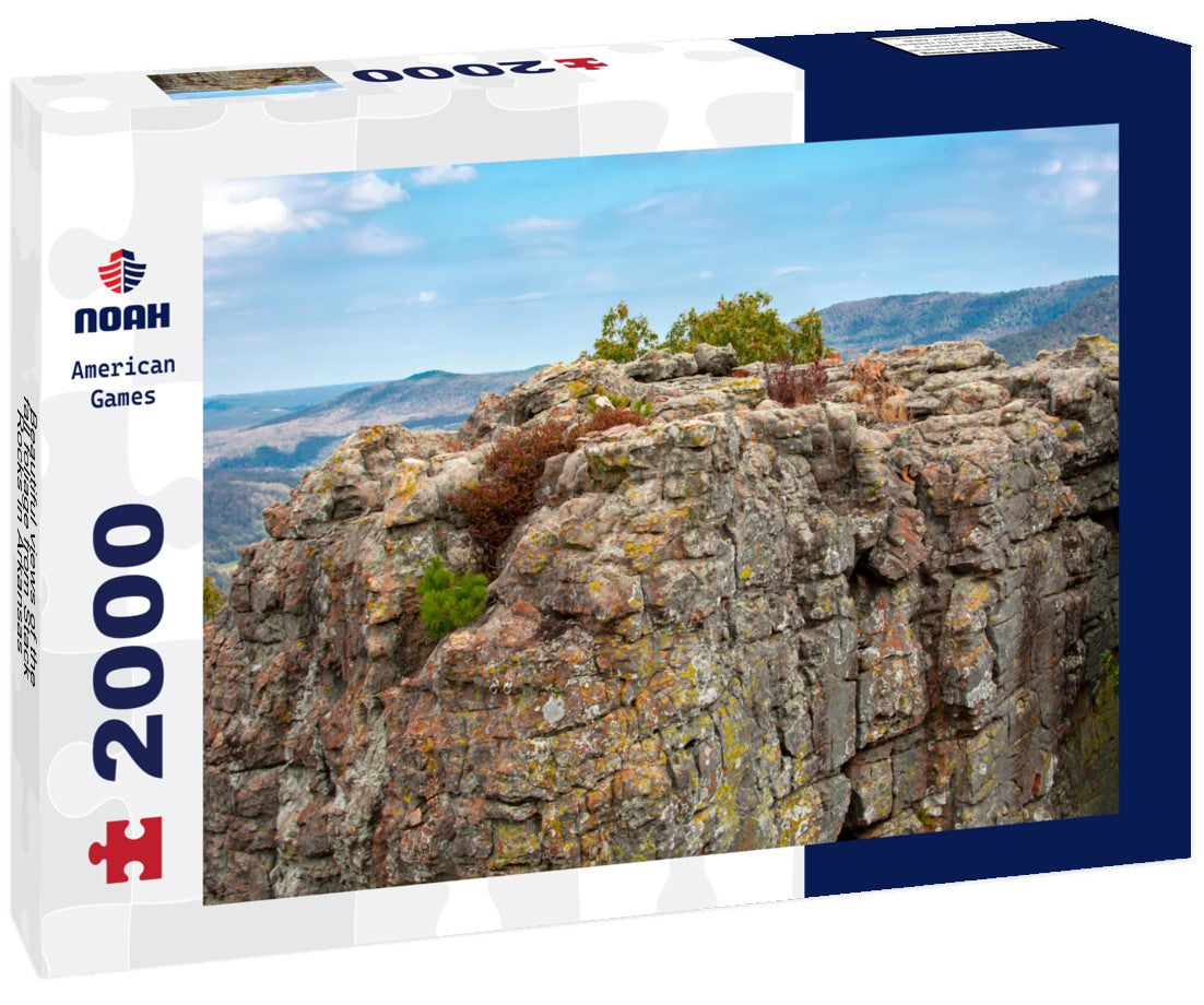 Beautiful views of the fall foliage from Stack Rocks in Arkansas 2000pc Puzzle