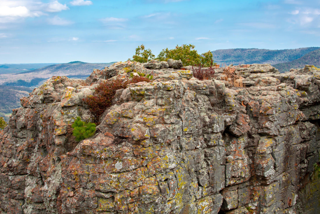Beautiful views of the fall foliage from Stack Rocks in Arkansas 2000pc Puzzle