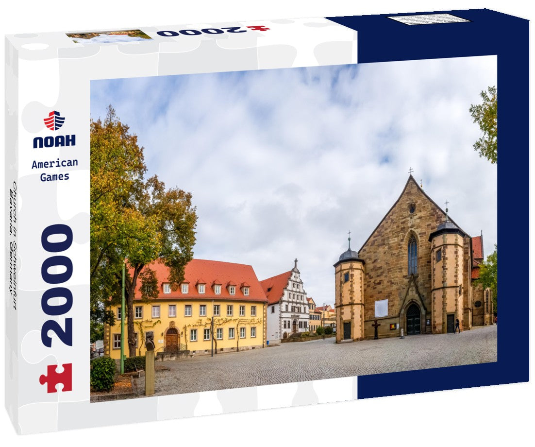 Church in Schweinfurt, Bavaria, Germany 2000pc Puzzle