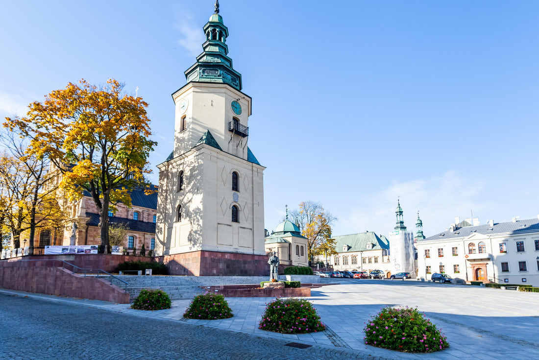 Noah Jigsaw Puzzle Marii Panny square with bell tower Cathedral in Kielce, Poland, Europe 2000 pieces