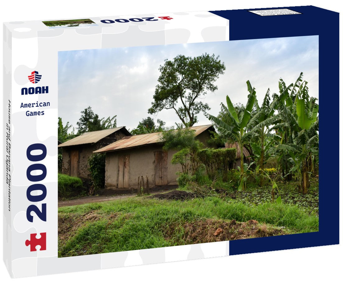House and Banana Plantation in Rural Uganda 2000pc Puzzle